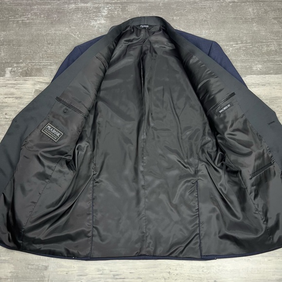 Jos A Bank NWT Blue Shawl Lapel Tuxedo Tux Jacket 44L - Picture 5 of 9